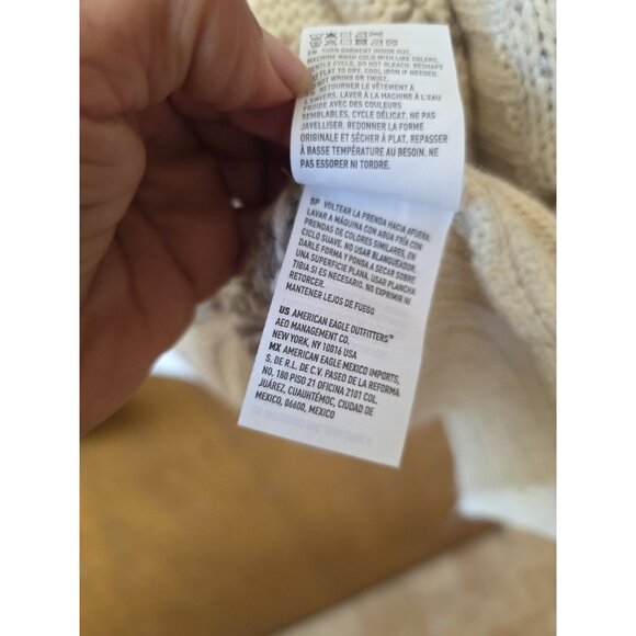 American Eagle Oversized Cardigan Open Front Boho Size M NWT - Picture 8 of 10